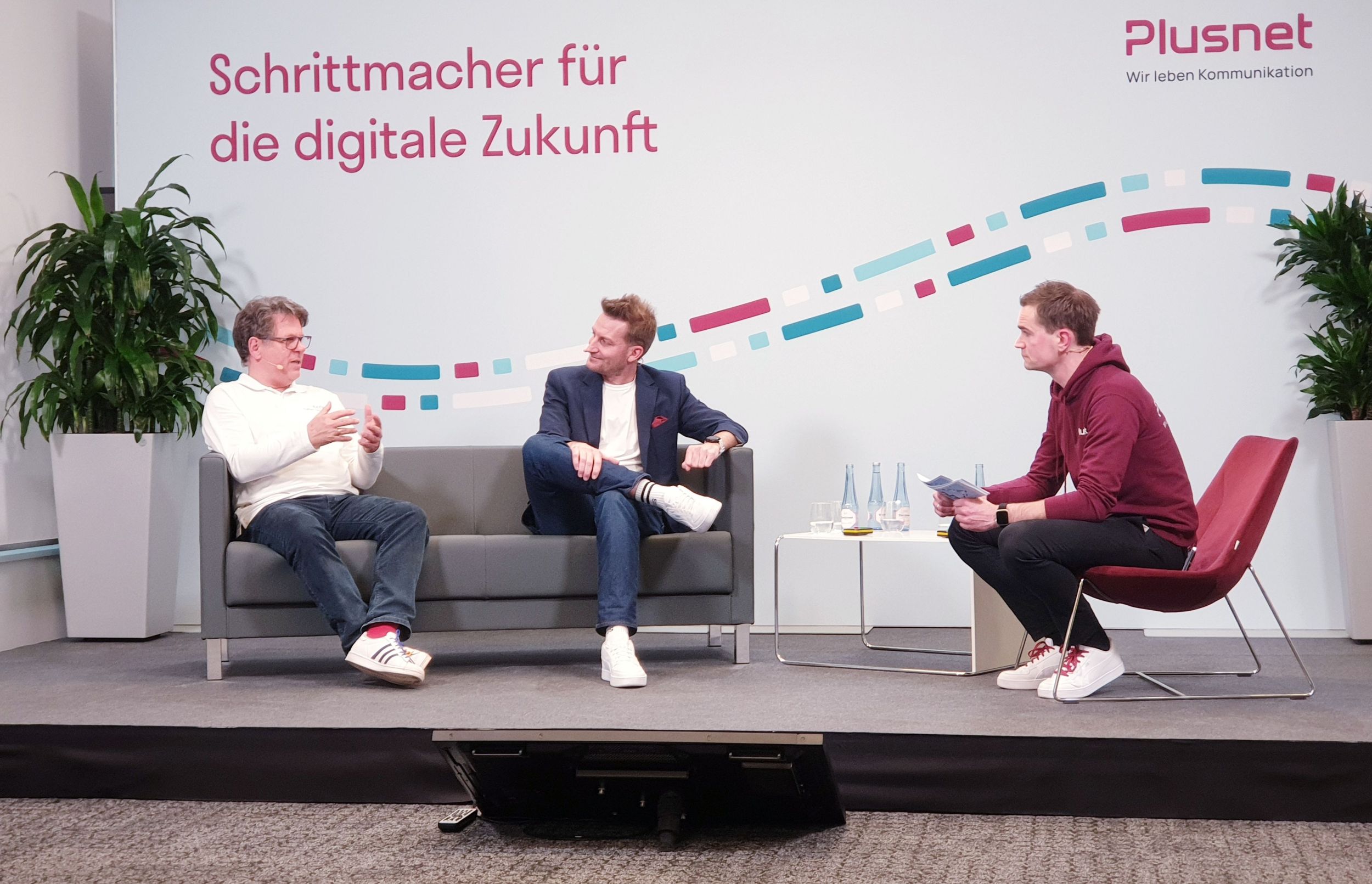 Plusnet-Talk über Cyber-Security im Februar 2025 - Christian vom Scheidt mit Michael Dieter und Frank Brech