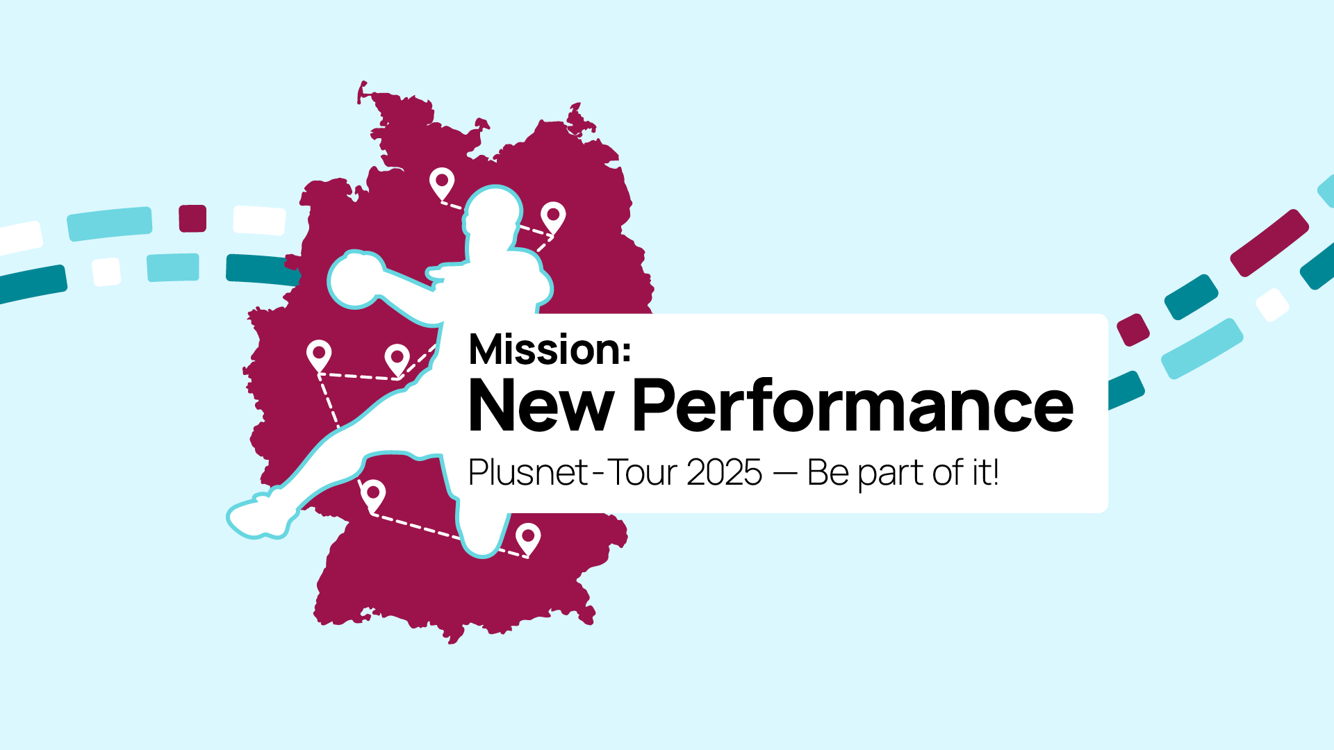 Die Plusnet-Tour 2025 findet zwischen dem 13. Mai und 5. Juni 2025 an sechs verschiedenen Orten in Deutschland statt.